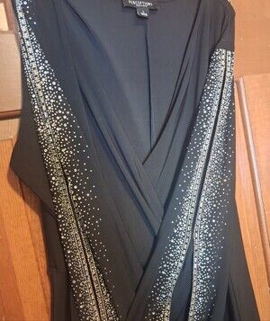 New Fancy and Sparkly Black Dress